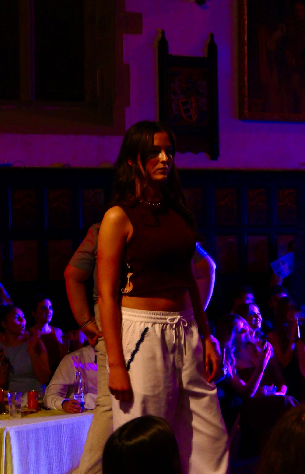 Ellipsis Linen Trousers - Runway Appearance pairs